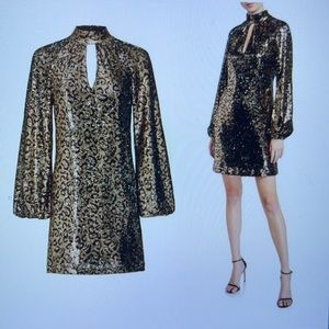 Milly long sleeve shift dress.